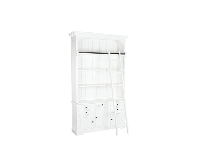 Conforama Estantería DKD Home Decor Blanco Madera MDF 137 x 38 x 234 cm