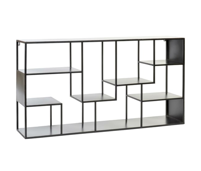 Conforama Estantería DKD Home Decor Negro Metal 120 x 20 x 60 cm