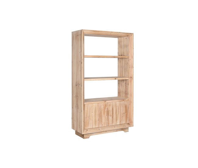 Conforama Estantería Home ESPRIT Natural Abeto Madera MDF 100 x 40 x 175 cm