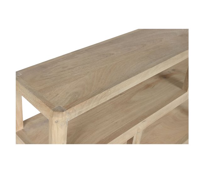 Conforama Estantería Home ESPRIT Natural Madera De Mango 160 X 30 X 93 Cm