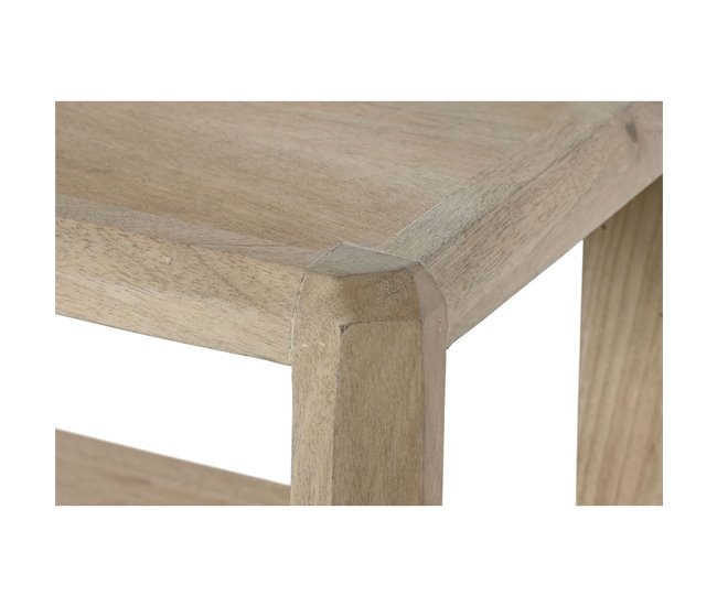 Conforama Estantería Home ESPRIT Natural Madera De Mango 160 X 30 X 93 Cm