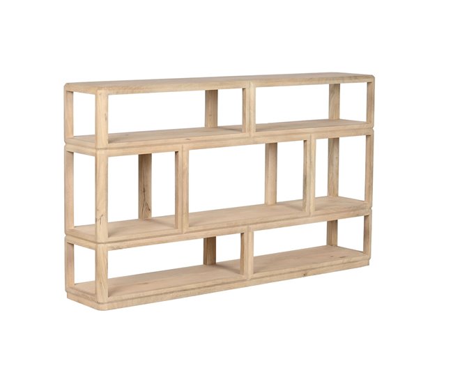 Conforama Estantería Home ESPRIT Natural Madera De Mango 160 X 30 X 93 Cm