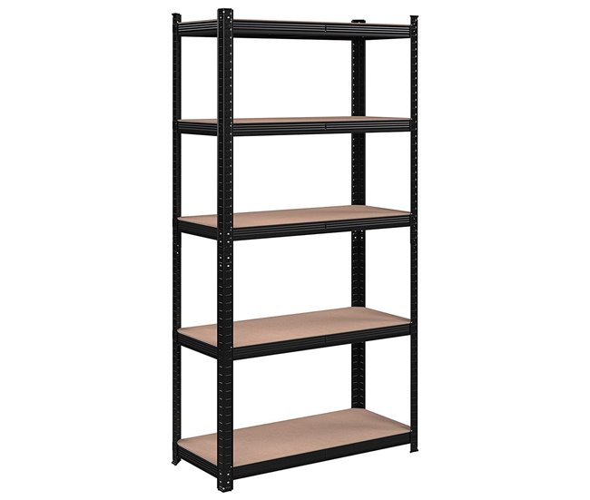 Conforama Estantería Industrial de 5 niveles modular en Escritorio - L90 x H180 cm