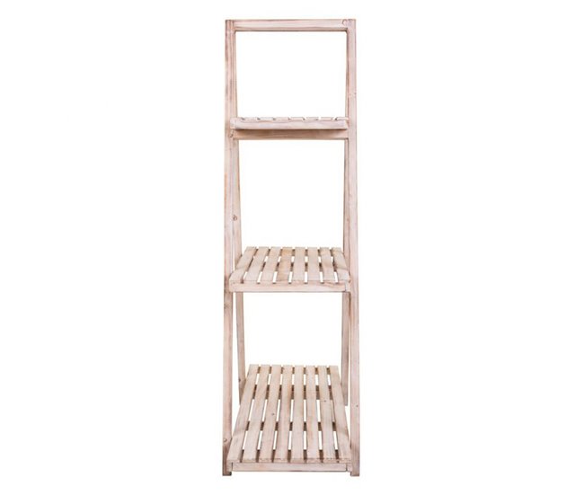 Conforama Estantería KIT Escalera De 3 Estantes De Madera De Abeto De 98x38x127 Cm