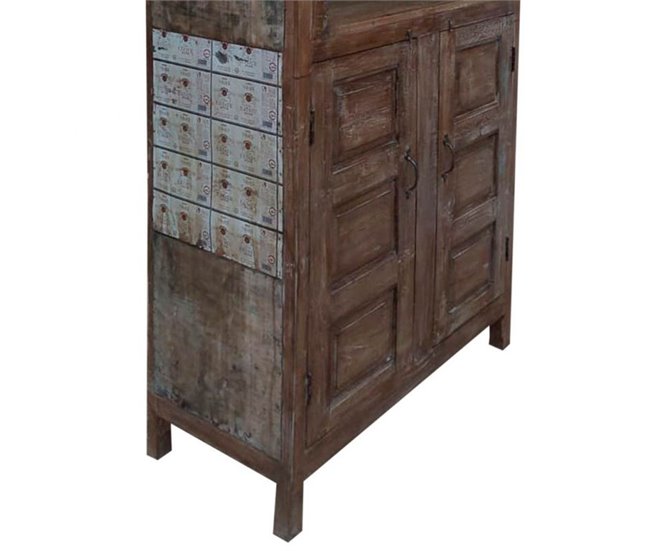 Conforama Estantería Librería De Madera Marrón 107x42x213hcm