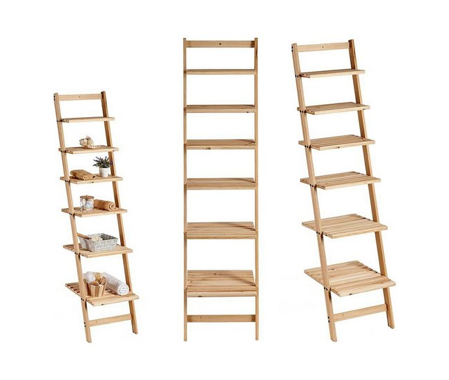 Conforama Estantería Madera Marrón (34 5 X 168 X 41 5 Cm)