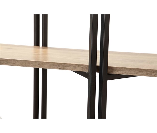 Conforama Estanteria Mdf Metal Vinilo K/d 120x29x180 Cm