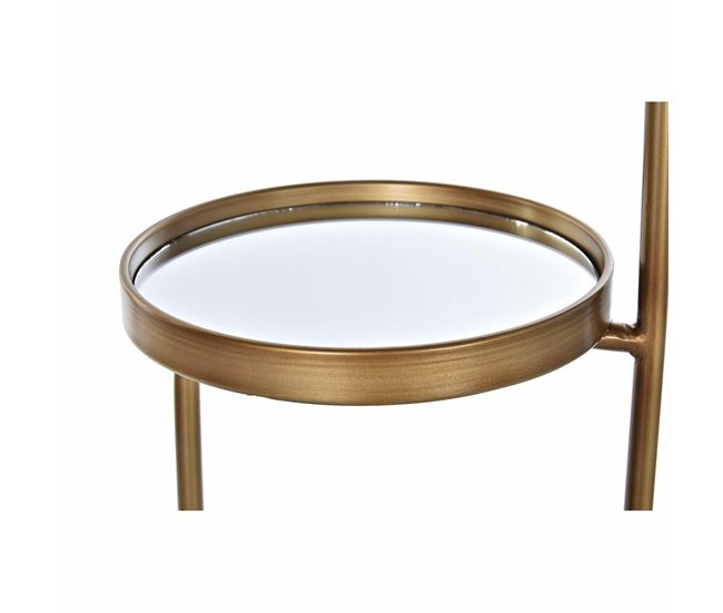 Conforama Estantes DKD Home Decor 4 Estantes Espejo Metal Cobre (43 X 35 X 113 Cm)
