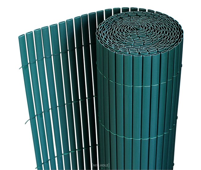 Conforama Estera Pantalla de privacidad para jardín de PVC - 90x300cm - verde [neu.haus]