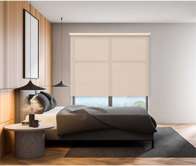 Conforama Estor Enrollable Screen Basic 5% En Color Blanco Lino