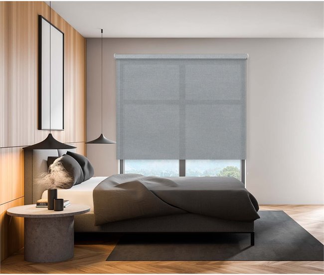 Conforama Estor Enrollable Screen Basic 5% En Color Blanco Perla