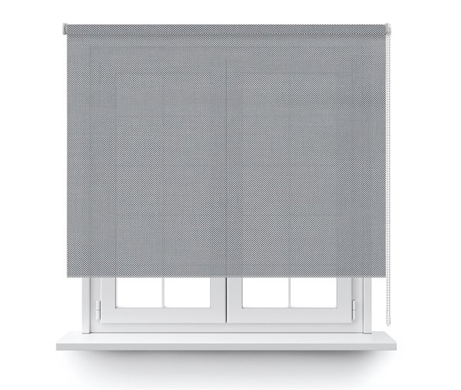 Conforama Estor Enrollable Screen Basic 5% En Color Blanco Perla