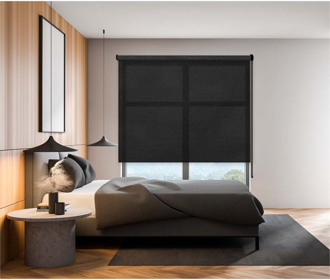 Conforama Estor Enrollable Screen Basic 5% En Color Negro