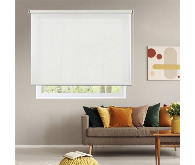 Conforama Estor Translúcido Estores Enrollables Para Ventanas Blanco 45x180 Cm