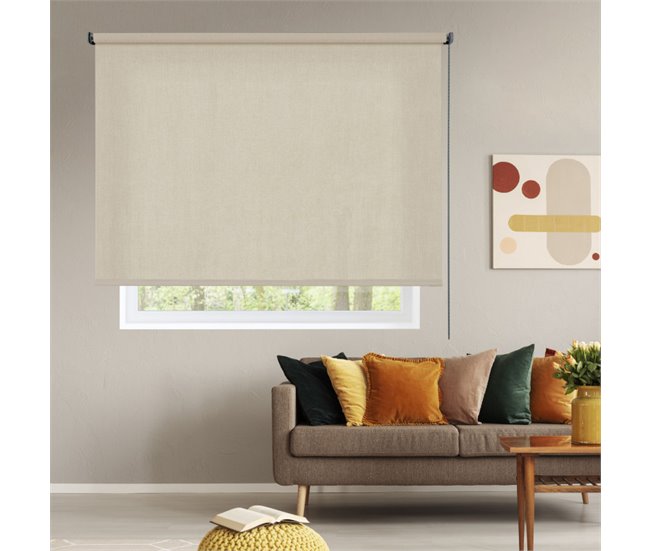 Conforama Estor Translúcido Estores Enrollables Para Ventanas Beige 45x180 Cm