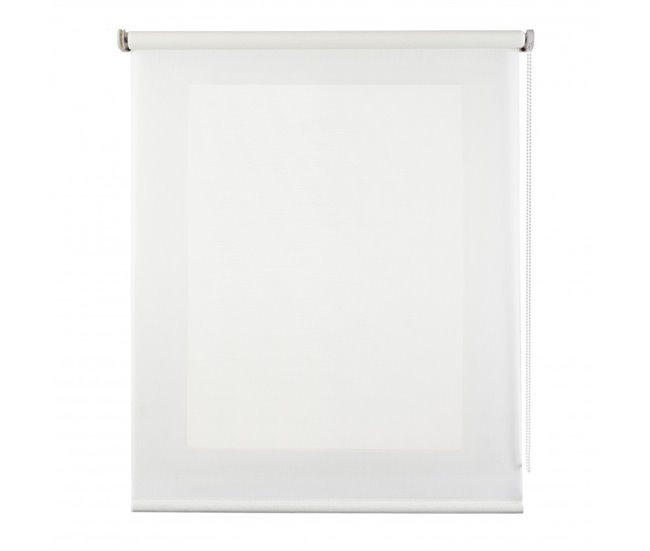 Conforama Estor translúcido Estores enrollables para Ventanas Blanco 45x180 cm
