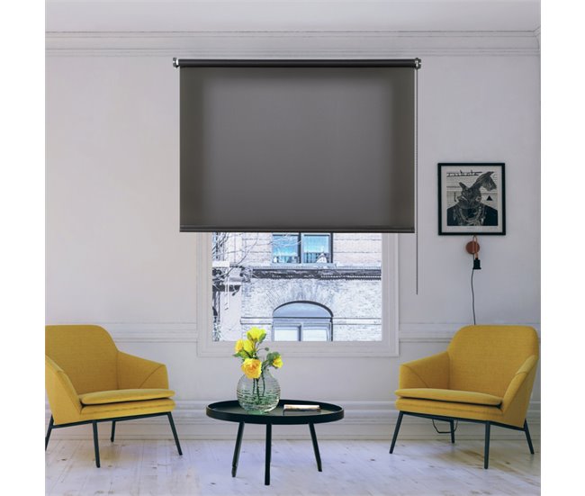 Conforama Estores Enrollables Estor Translúcido Gris 45 X 180 Cm