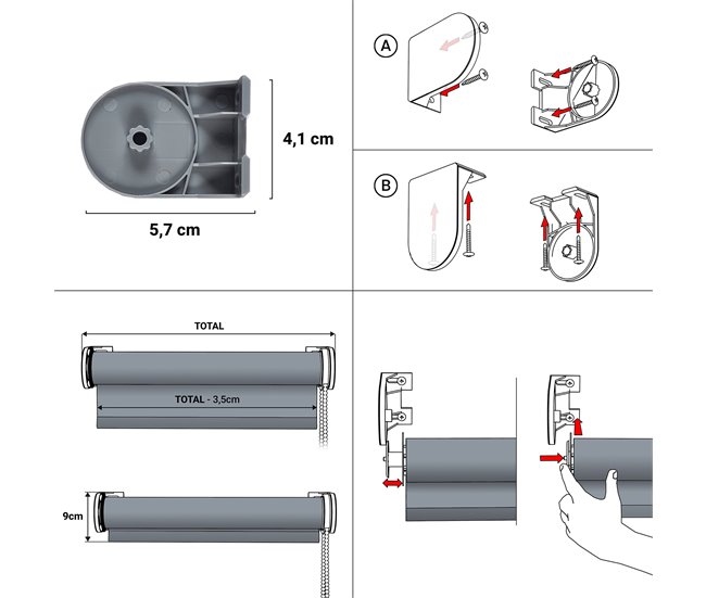 Conforama Estores Enrollables Traslúcidos SOFT Eucalipto 45X180