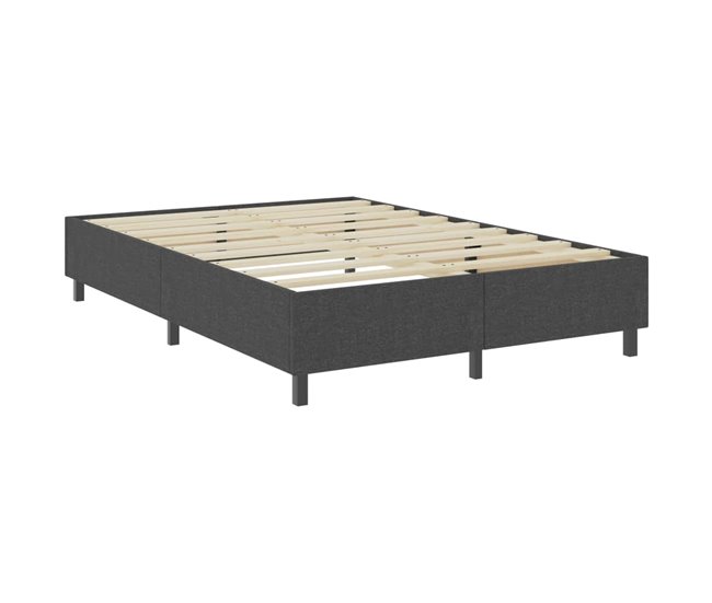 Conforama Estructura De Cama Box Spring Tela Gris 180x200 Cm
