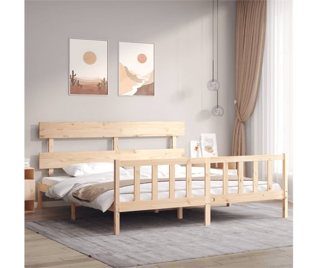 Conforama Estructura De Cama De Matrimonio Con Cabecero Madera Maciza Con Cabecero Y Pie De Cama