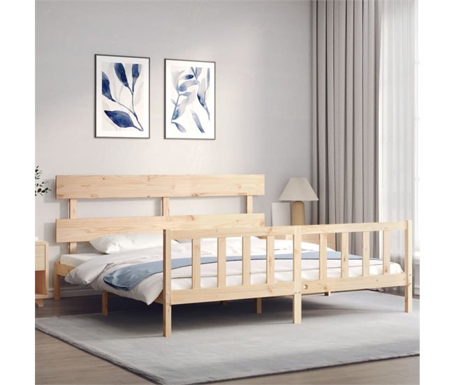 Conforama Estructura De Cama De Matrimonio Con Cabecero Madera Maciza Con Cabecero Y Pie De Cama