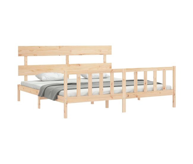 Conforama Estructura De Cama De Matrimonio Con Cabecero Madera Maciza Con Cabecero Y Pie De Cama