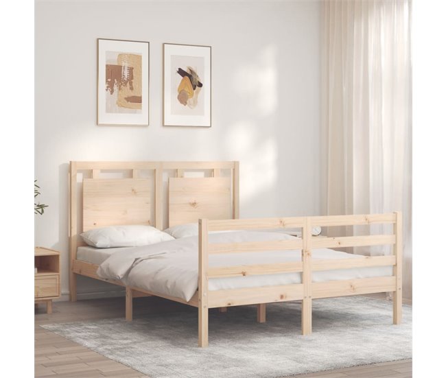 Conforama Estructura De Cama De Matrimonio Con Cabecero Madera Maciza