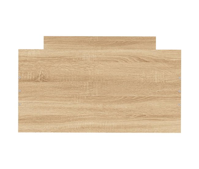 Conforama Estructura De Cama Madera De Ingenieria Sonoma Roble 75x190 Cm