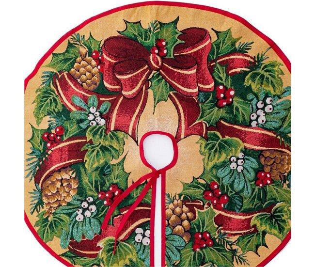 Conforama Faldón De árbol De Navidad Poliéster 130 X 130 Cm