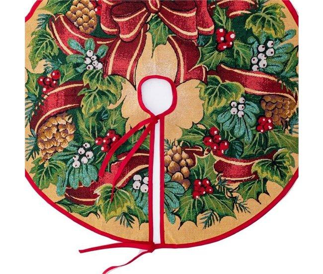 Conforama Faldón De árbol De Navidad Poliéster 130 X 130 Cm