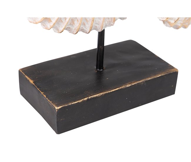 Conforama Figura Concha Decoracion Resina 33x10x33 Cm