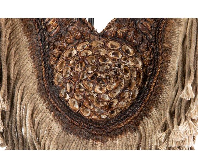 Conforama Figura Conchas Madera Natural 28x12x80 Cm