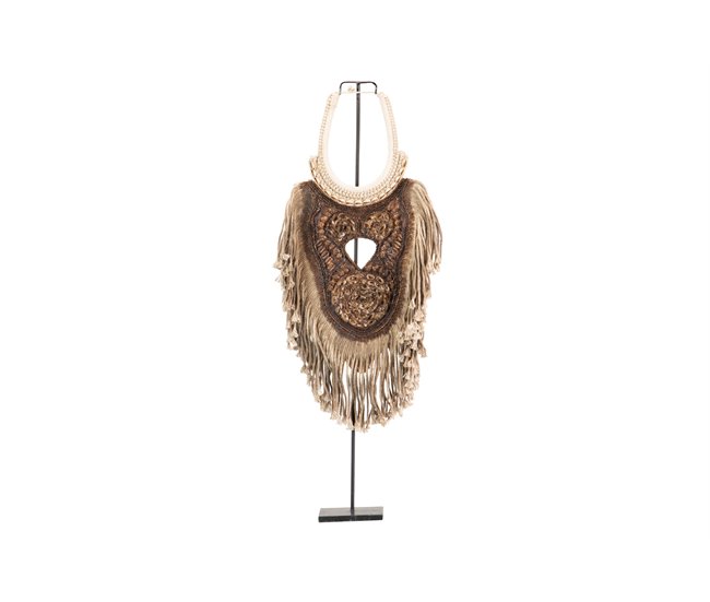 Conforama Figura Conchas Madera Natural 28x12x80 Cm