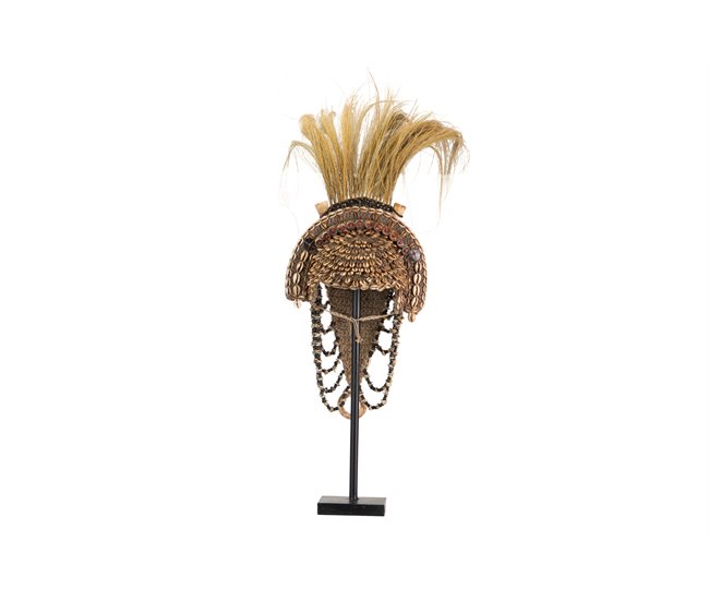 Conforama Figura Conchas Madera Natural 35x35x100 Cm