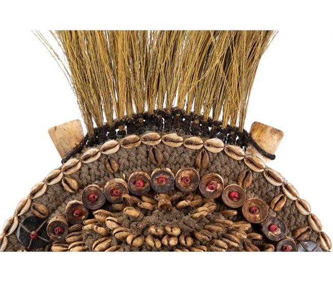 Conforama Figura Conchas Madera Natural 35x35x100 Cm