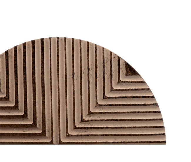 Conforama Figura Decoracion Madera Natural Negro 25x11x41 Cm