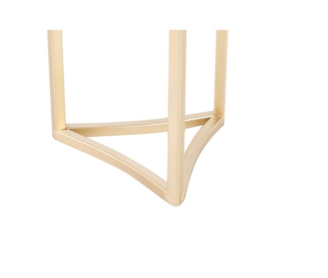 Conforama Figura Decoracion Metal Cristal 14x12x28 Cm