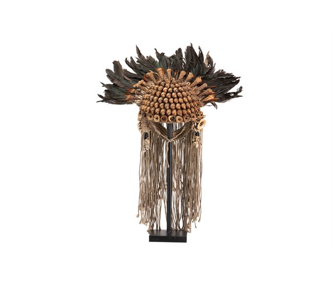Conforama Figura Decorativa Conchas Mad. Natural 55x30x80 Cm