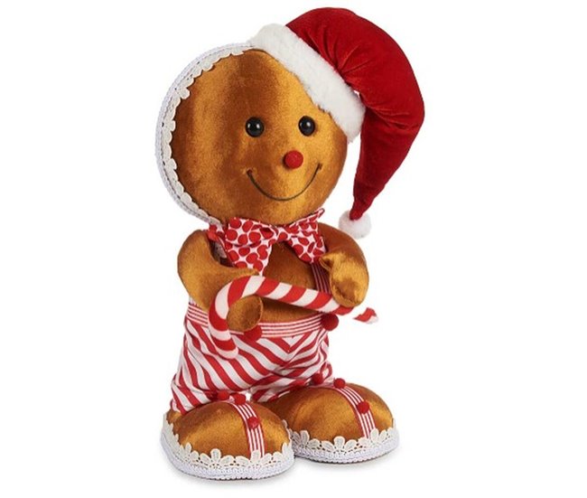 Conforama Figura Decorativa Galleta Marrón Rojo Poliestireno 19 X 33 X 15 Cm (4 Unidades)