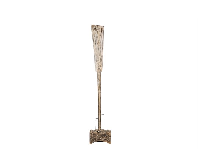 Conforama Figura Decorativa Madera Marron 34x30x185 Cm
