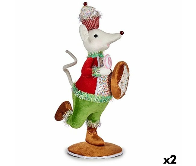 Conforama Figura Decorativa Ratón 20 x 55 x 24 cm (2 Unidades)