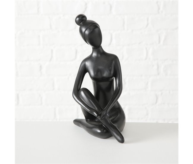 Conforama Figura Decorativa YOGA Negra Surtida Marca BOLTZE