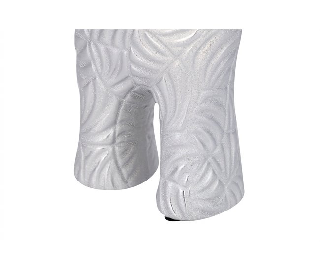 Conforama Figura Elefante Ceramica Plateada 13x7x25 Cm