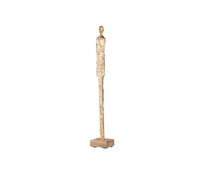 Conforama Figura Hombre Poliresina Madera Mango 9x9x61 Cm