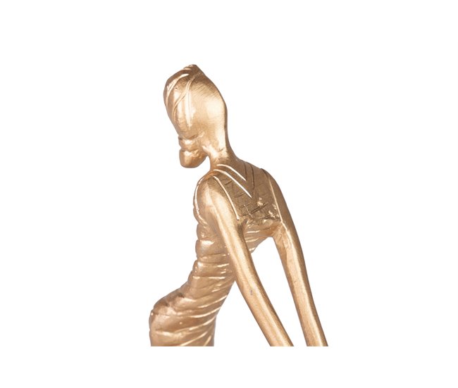 Conforama Figura Madre E Hijo Aluminio Mdf 19x8x33 Cm