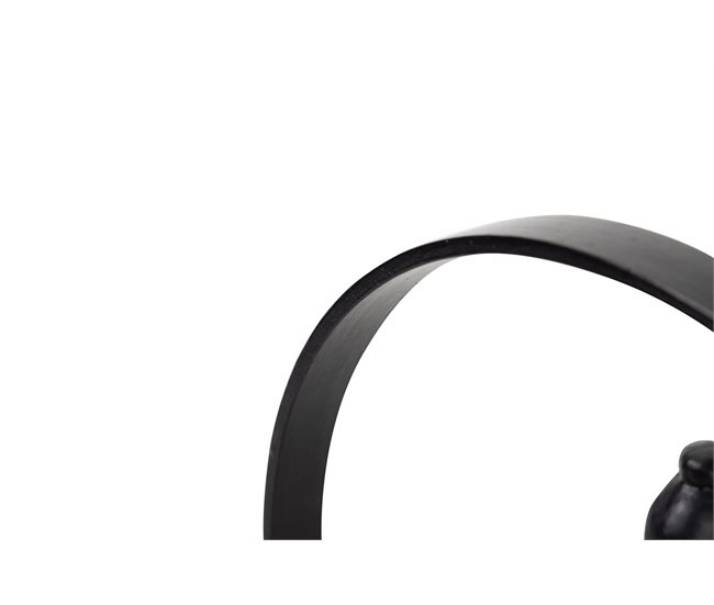 Conforama Figura Metal Poliresina Madera 23x8x27 Cm