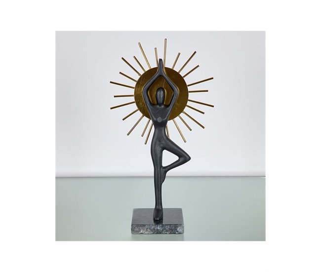 Conforama Figura Presume De Casa Asana19*32.5*8.8negro/doradometal/marmol