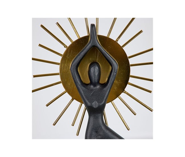 Conforama Figura Presume De Casa Asana19*32.5*8.8negro/doradometal/marmol