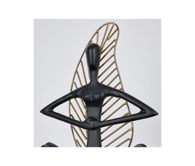 Conforama Figura Presume De Casa Asana24*32*11negro/doradometal/marmol