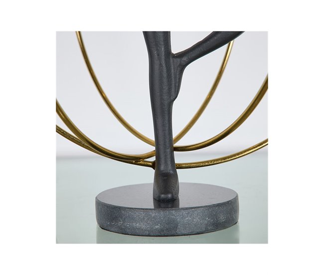 Conforama Figura Presume De Casa Katmandu24*30*19dorado Y Negrometal